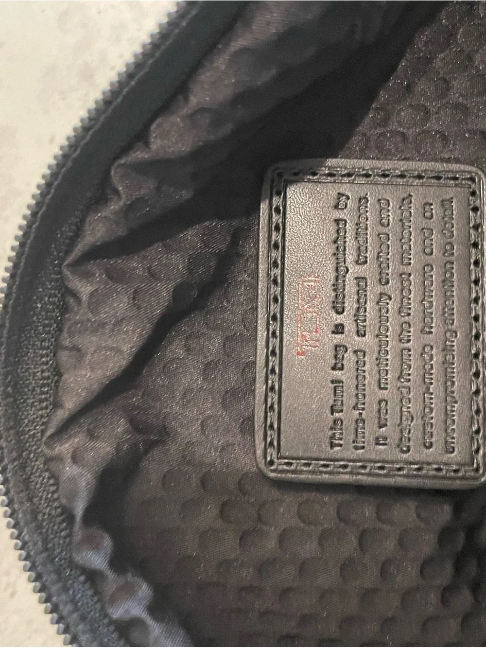 Tumi Black Travel Duffel Bag